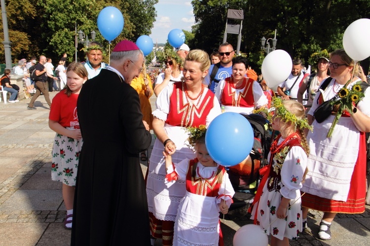 Wejście 43. Pieszej Pielgrzymki Krakowskiej na Jasną Górę