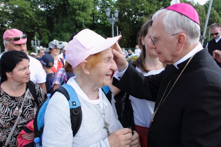 Wejście 43. Pieszej Pielgrzymki Krakowskiej na Jasną Górę