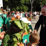 Wejście 43. Pieszej Pielgrzymki Krakowskiej na Jasną Górę