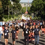 Wejście 43. Pieszej Pielgrzymki Krakowskiej na Jasną Górę