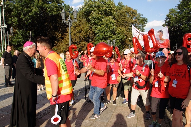 Wejście 43. Pieszej Pielgrzymki Krakowskiej na Jasną Górę