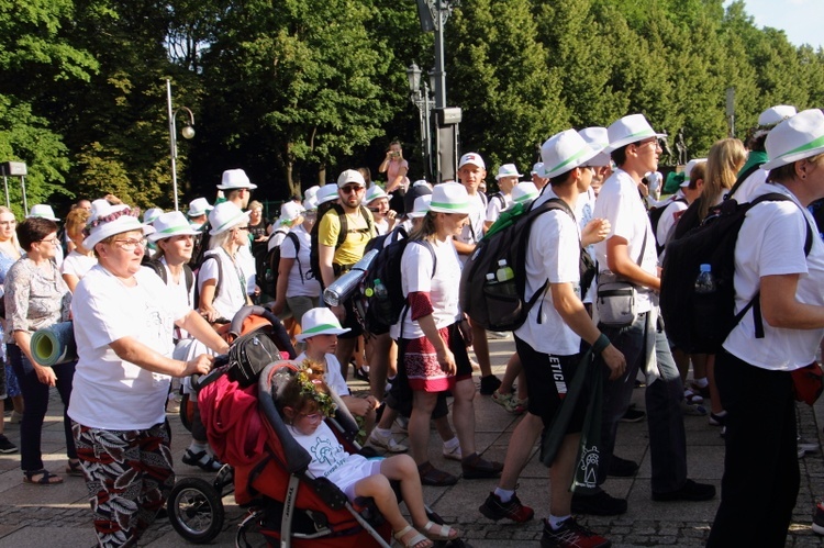 Wejście 43. Pieszej Pielgrzymki Krakowskiej na Jasną Górę