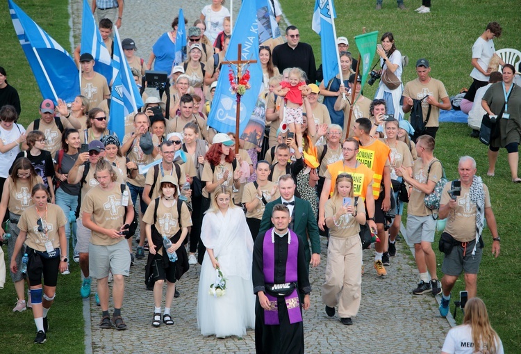 Pielgrzymi na Jasnej Górze