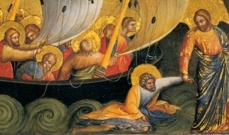 Przyszedł do nich krocząc po wodzie