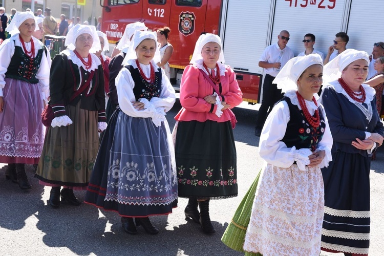 Dożynki gminne w Tymowej