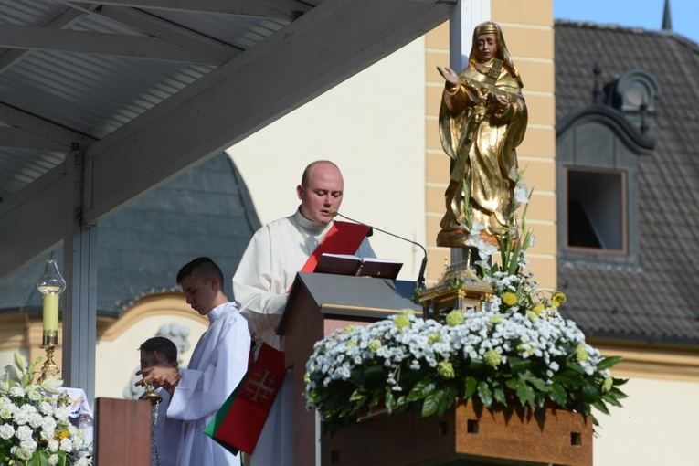 Pielgrzymkowa Eucharystia w Kamieniu Śląskim