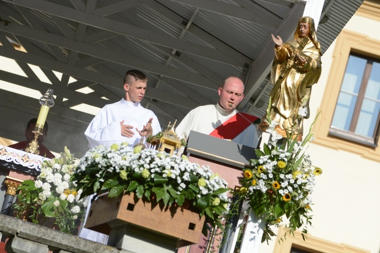 Pielgrzymkowa Eucharystia w Kamieniu Śląskim