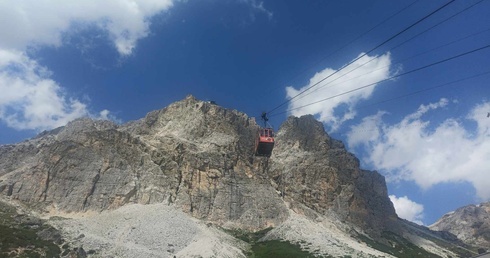 Lagazuoi - niczym Tolkienowska Moria w sercu Dolomitów