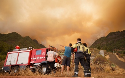 Duży pożar lasów na Teneryfie; trwa ewakuacja ludności