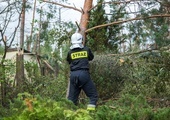 PSP: 620 interwencji związanych z burzami i opadami przechodzącymi nad Polską