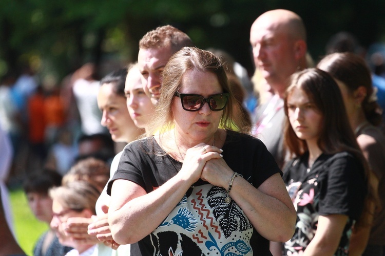 Msza św. w Proszowicach