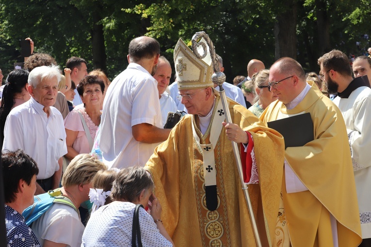 Zakończenie uroczystości ku czci Wniebowzięcia NMP w Kalwarii Zebrzydowskiej