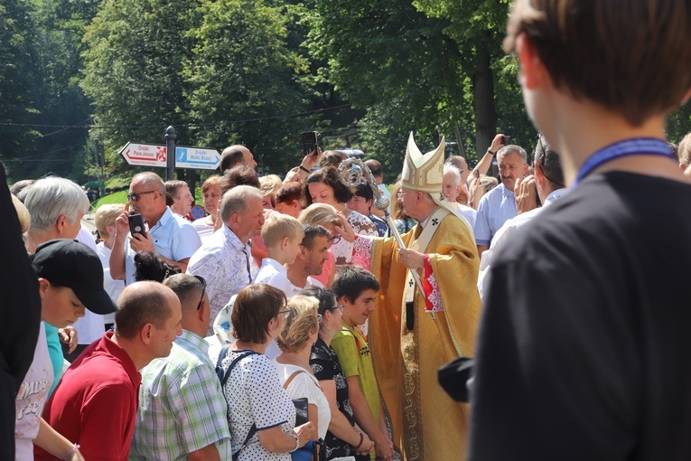 Zakończenie uroczystości ku czci Wniebowzięcia NMP w Kalwarii Zebrzydowskiej