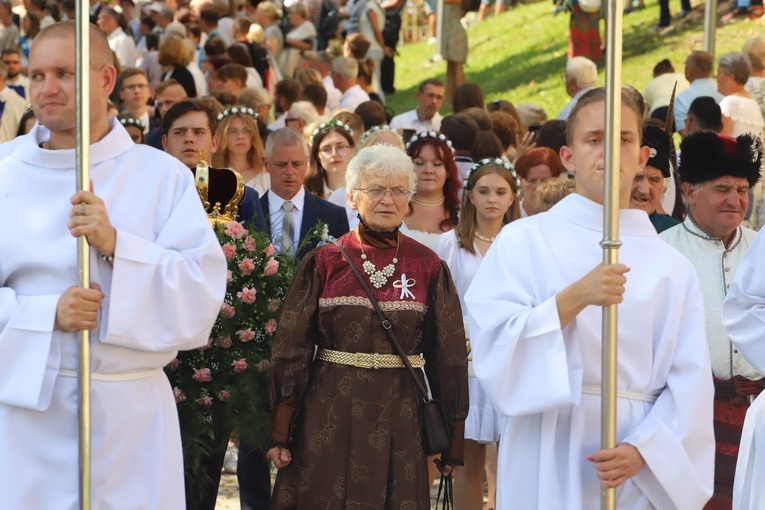 Zakończenie uroczystości ku czci Wniebowzięcia NMP w Kalwarii Zebrzydowskiej