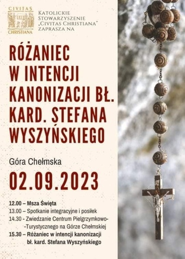 Modlitwa o kanonizację Prymasa Tysiąclecia