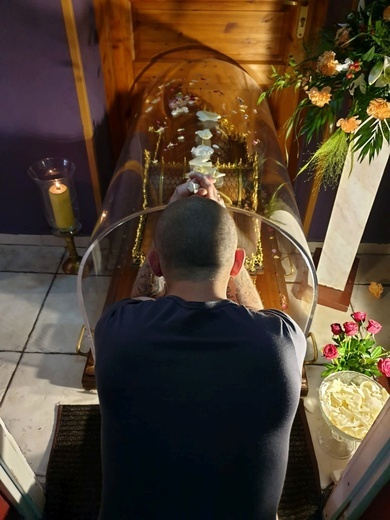 Relikwie św. Tereski w Zakładzie Karnym nr 1 w Strzelcach Opolskich