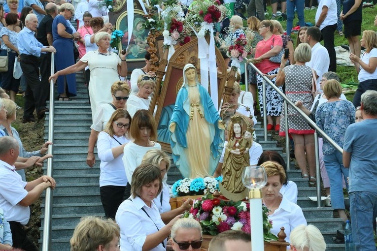 Matka Boża gromadzi wiernych w różnych miejscach.