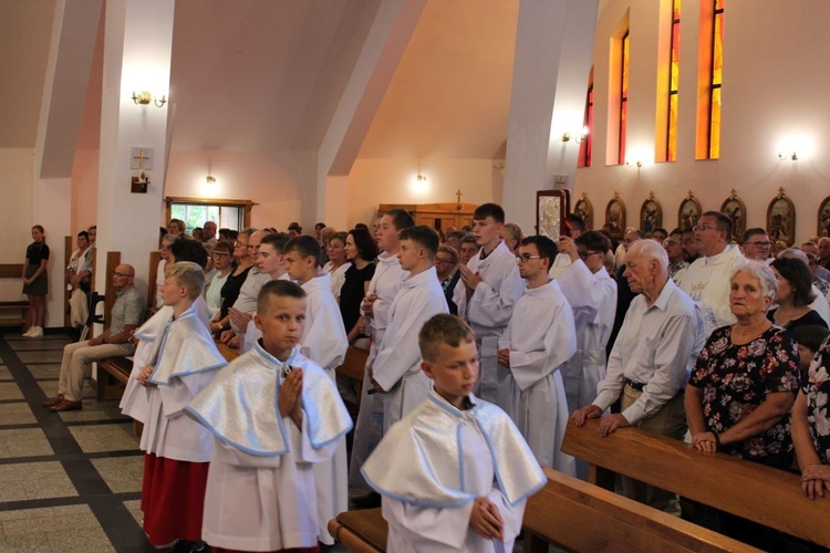 Pielgrzymka z Łąkty do Pasierbca