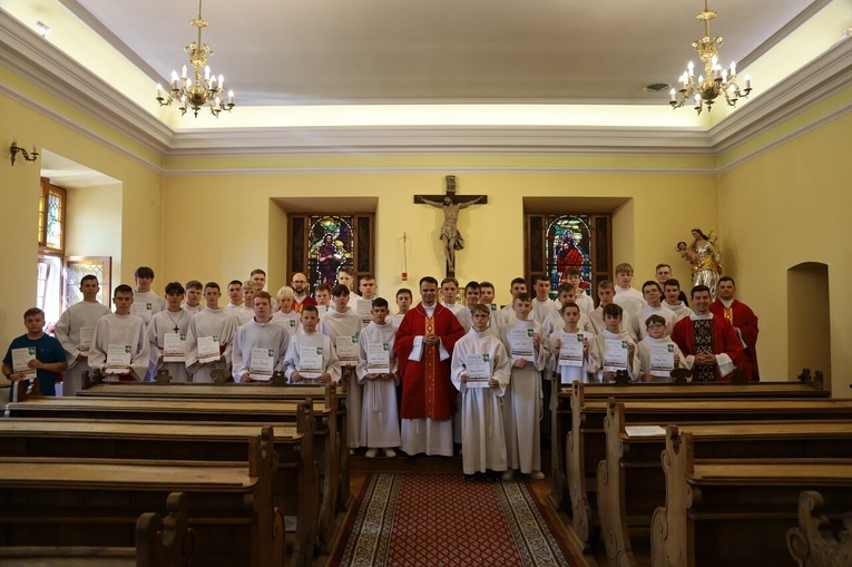 Uczestnicy rekolekcji.