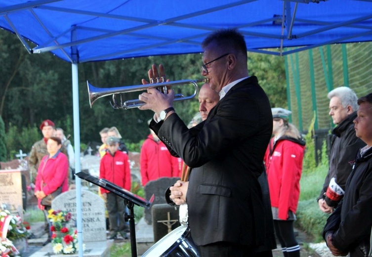 Alert przy grobach westerplatczyków