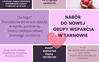 Rusza nabór do grupy wsparcia dla rodziców po stracie