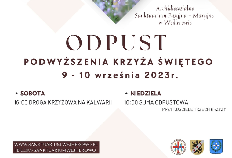 Zaproszenie na uroczystości odpustowe w Wejherowie