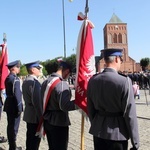 Błogosławieństwo sztandaru policji w Świdwinie