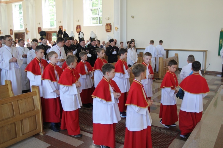 Poświęcenie nowej świątyni w Lubinie