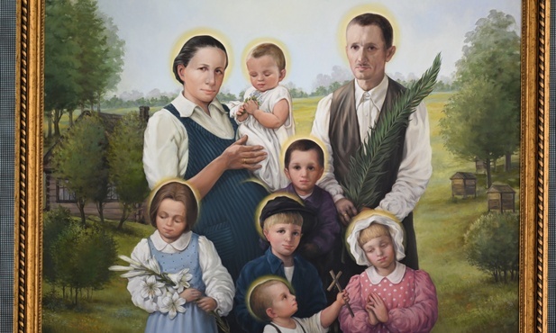 Obraz beatyfikacyjny rodziny Ulmów 