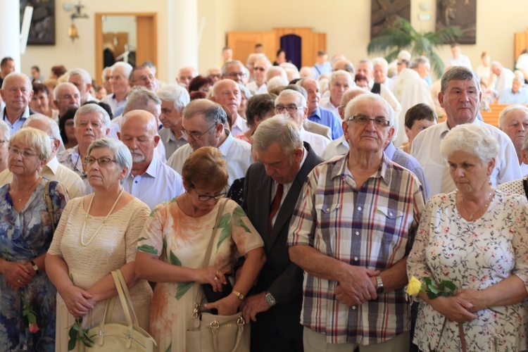 Pielgrzymka złotych jubilatów małżeńskich