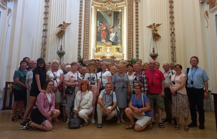 W kaplicy cudu eucharystycznego w kościele św. Krystyny w Bolsenie.