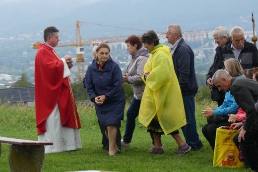 Msza św. za Bielsko-Białą pod Krzyżem na Trzech Lipkach - 2023