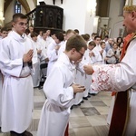 Wręczenie krzyży ceremoniarza