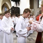 Wręczenie krzyży ceremoniarza