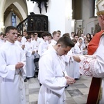 Wręczenie krzyży ceremoniarza