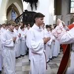 Wręczenie krzyży ceremoniarza