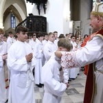 Wręczenie krzyży ceremoniarza