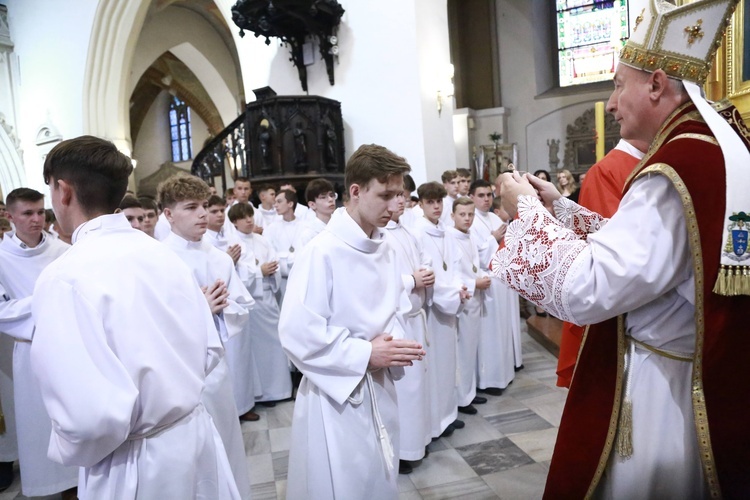 Wręczenie krzyży ceremoniarza