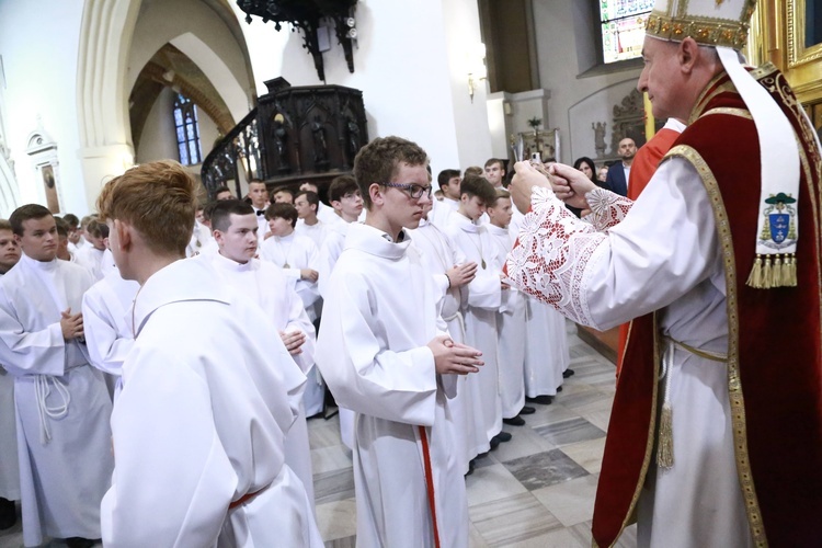 Wręczenie krzyży ceremoniarza