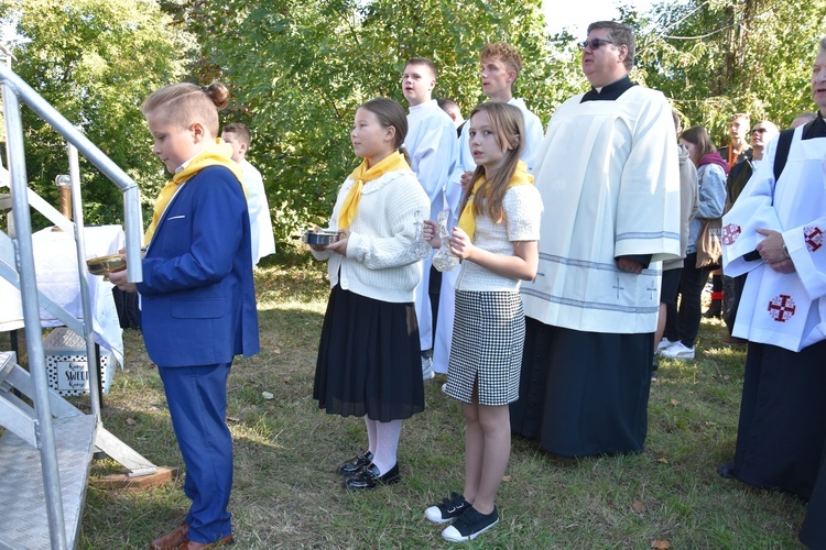 Przasnysz-Rostkowo. Pielgrzymka dzieci