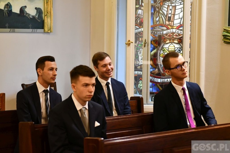 Biskup spotkał się z nowymi klerykami