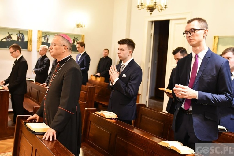 Biskup spotkał się z nowymi klerykami