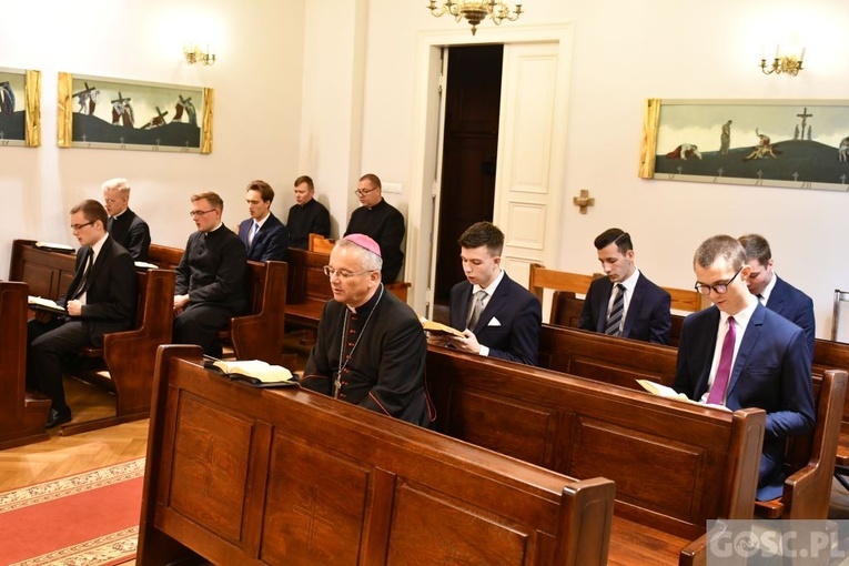 Biskup spotkał się z nowymi klerykami