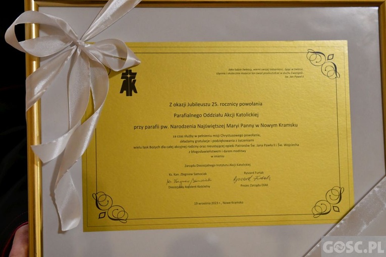 Akcja Katolicka w Nowym Kramsku ma 25 lat