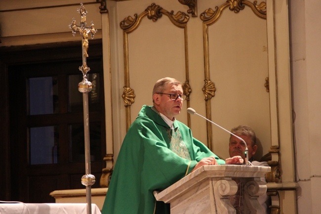 Podczas Eucharystii homilię wygłosił o. Marek Wiloch. 