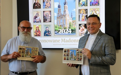 Do nabywania kalendarza zachęcają Wojciech Dąbrowski i ks. Karol Piłat, zastępca dyrektora Caritas Diecezji Radomskiej.