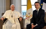 Papież Franciszek spotkał się z prezydentem Francji