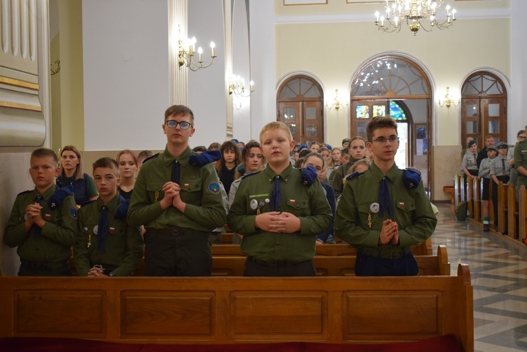 Inauguracja nowego roku harcerskiego w Pysznicy