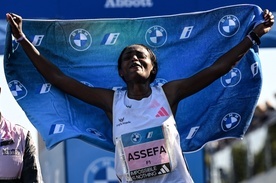 Maraton w Berlinie - rekord świata Etiopki Assefy