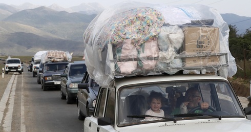 Tragedia Górskiego Karabachu. Trwają masowe ucieczki Ormian obawiających się czystek etnicznych